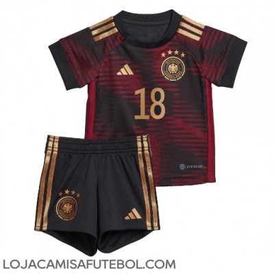 Camisa de Futebol Alemanha Jonas Hofmann #18 Equipamento Secundário Infantil Mundo 2022 Manga Curta (+ Calças curtas)